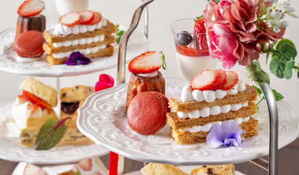 苺のアフタヌーンティー