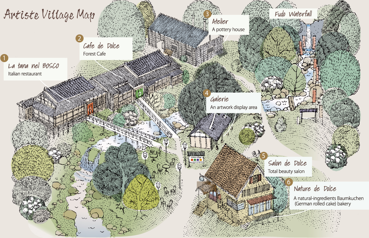 artistvillafe map